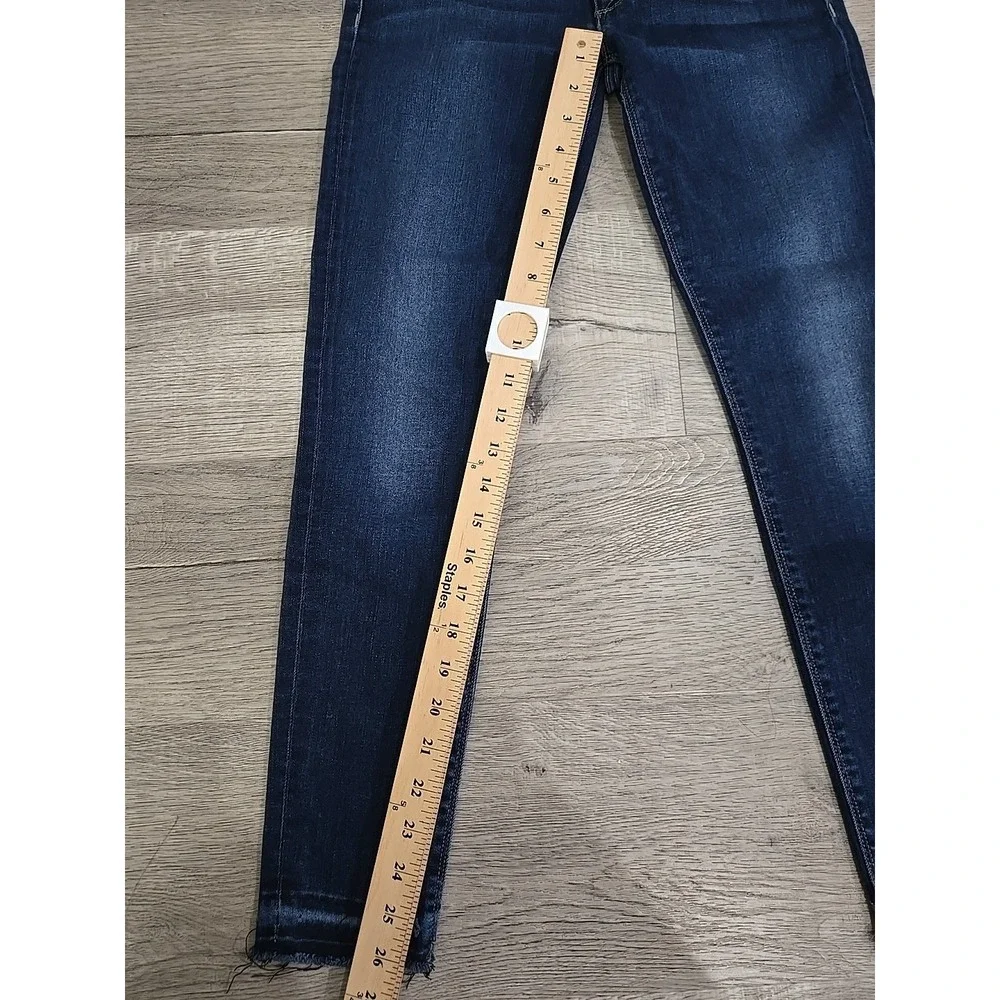Hudson Women's Jeans Krista Crop‎ Super Skinny Raw Hem Size 27